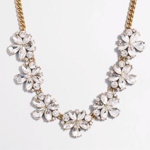 J. Crew Factory Crystal Wings Necklace